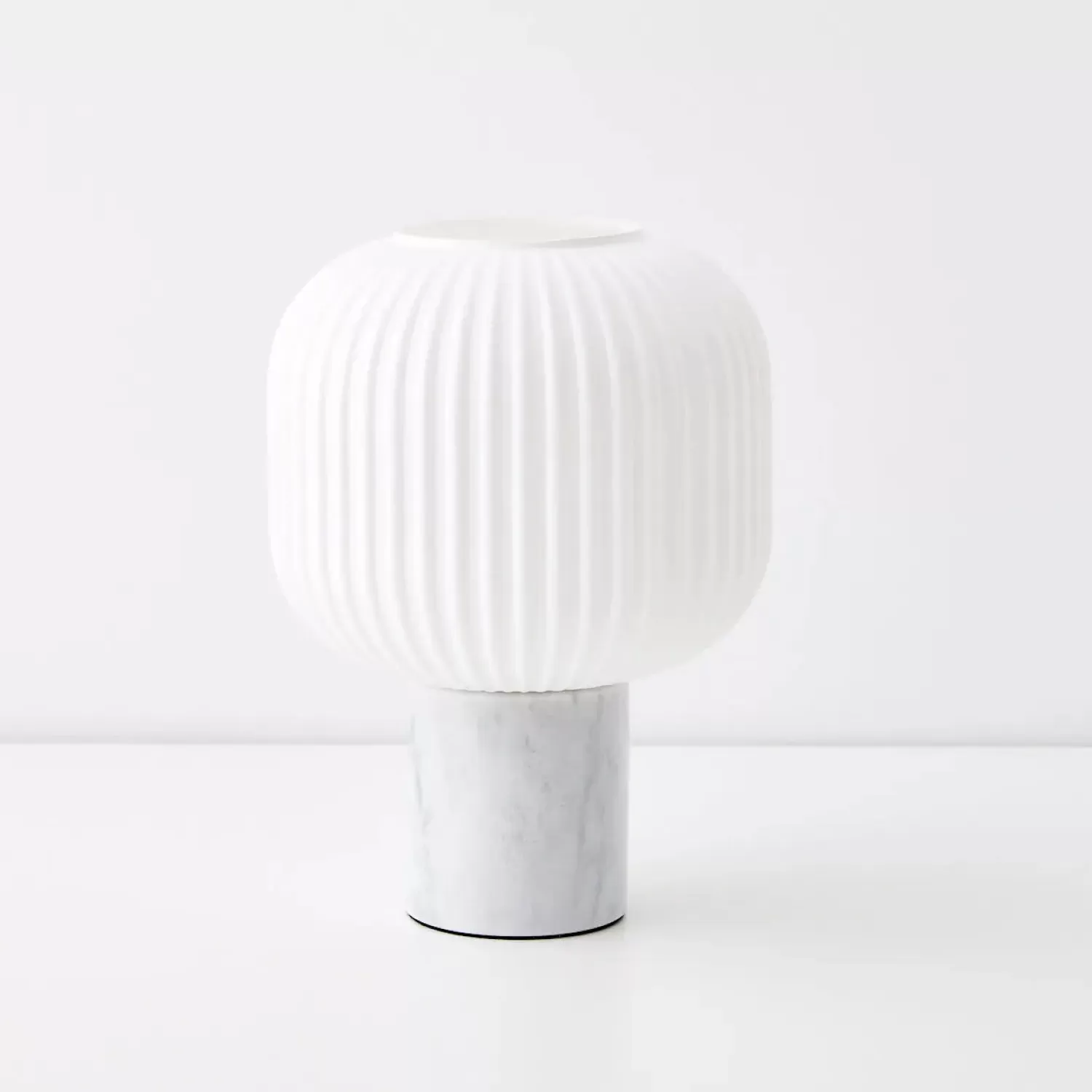 GigiandTom Accordion Marble Table Lamp White* Lighting