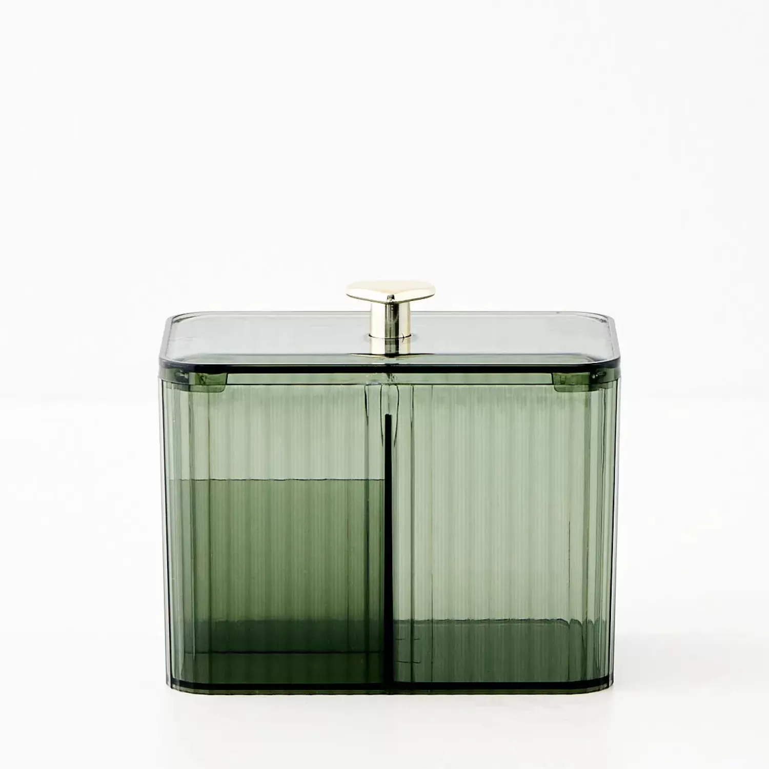 GigiandTom Acrylic Storage Canister Green* Bathroom Storage