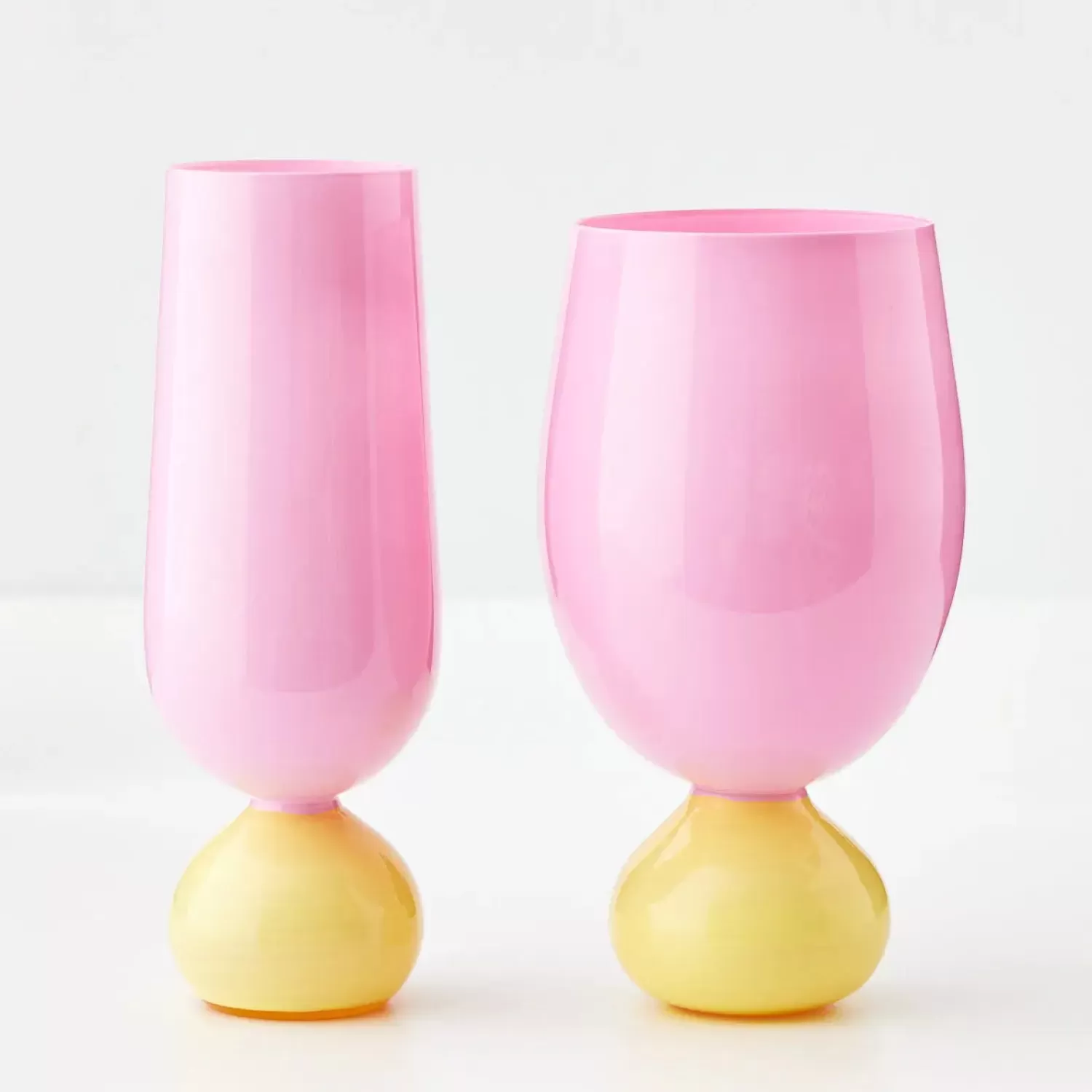 GigiandTom Aden Wine Glass Pink* Wine Glasses