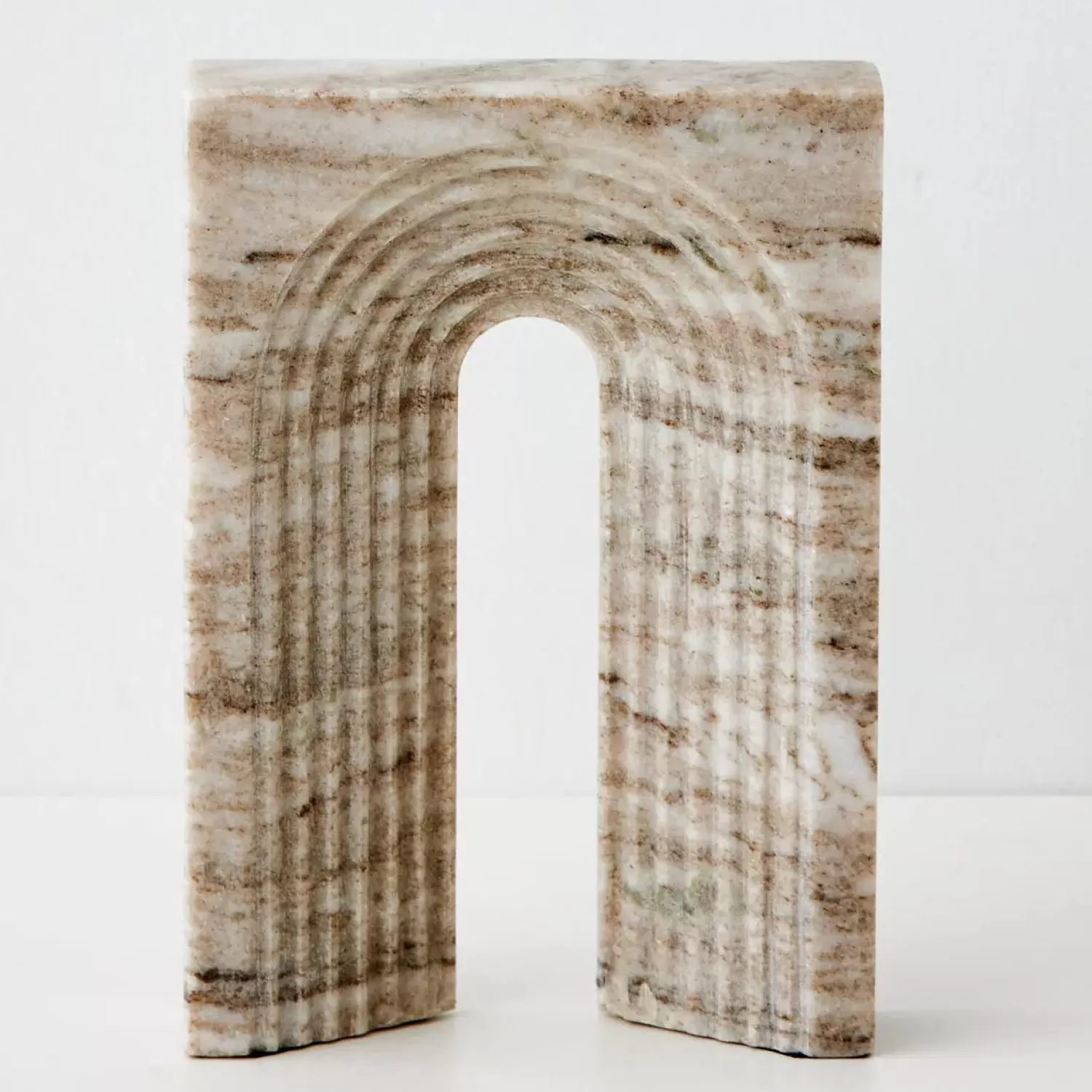 GigiandTom Arch Marble Sculpture Beige* Decorative Objects & Trays