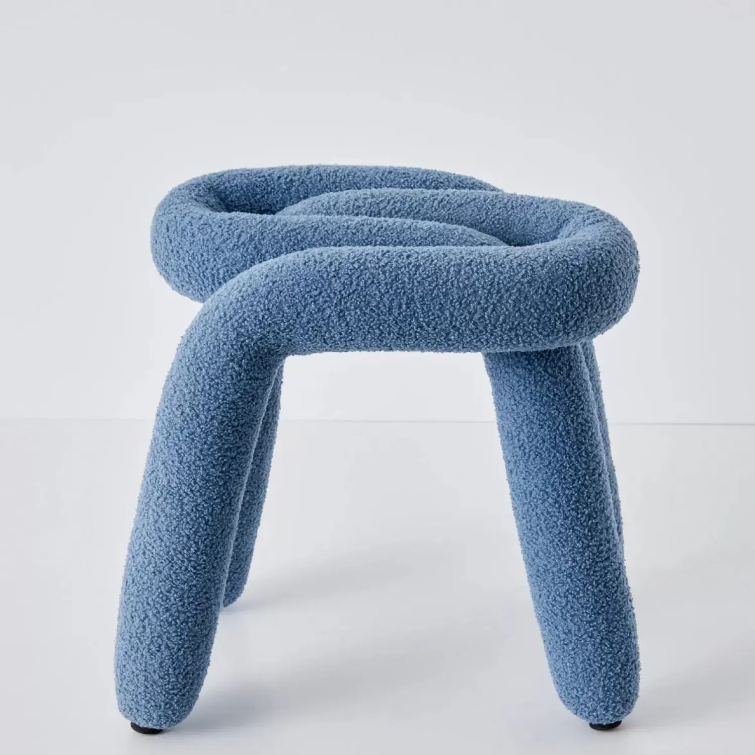 GigiandTom Berber Stool Boucle Blue* Furniture