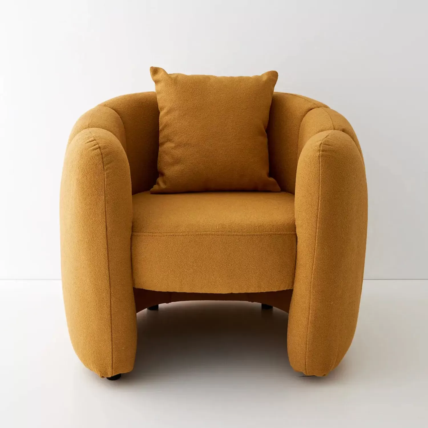 GigiandTom Bloom Boucle Accent Chair Mustard* Furniture