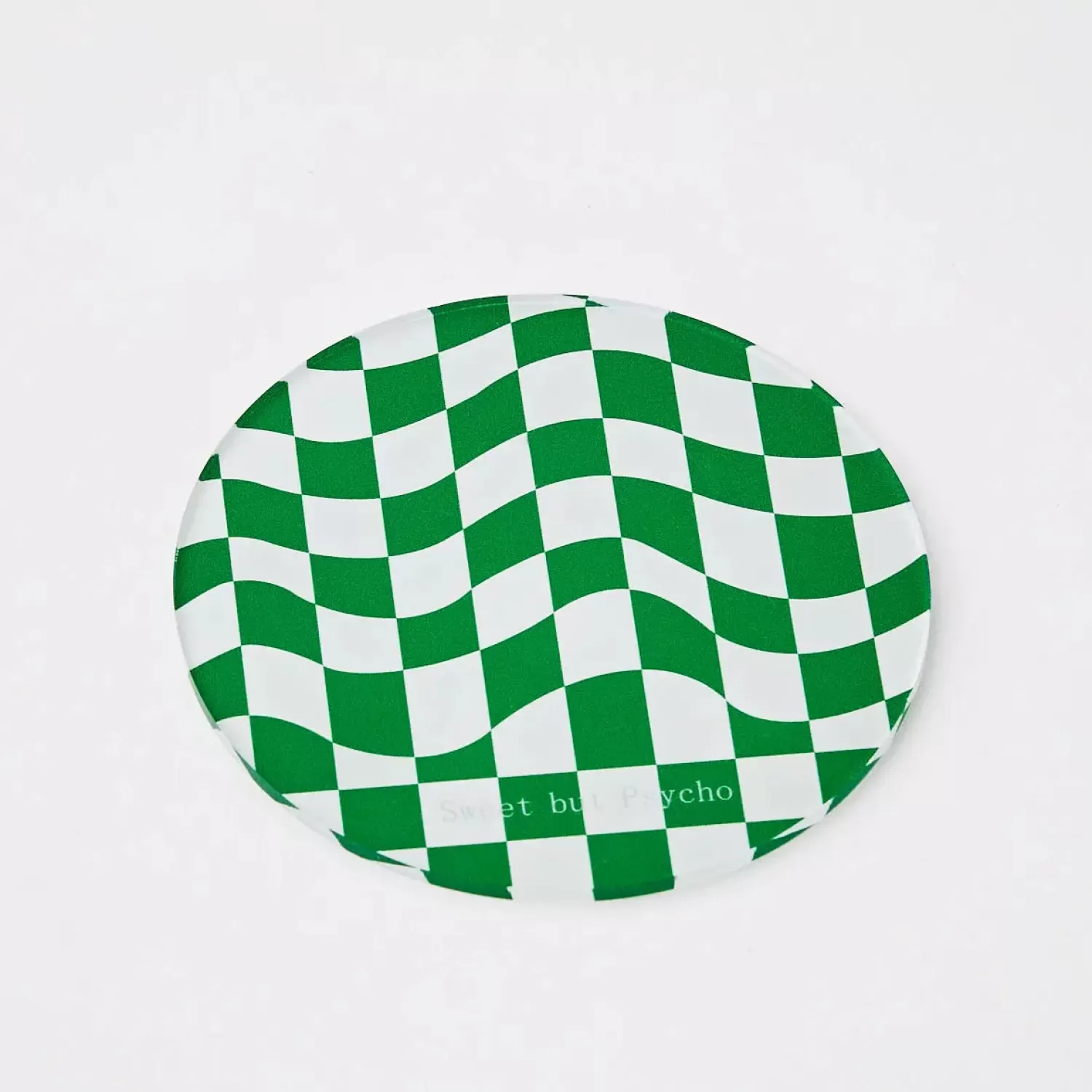 GigiandTom Check Acrylic Coaster Green* Tableware