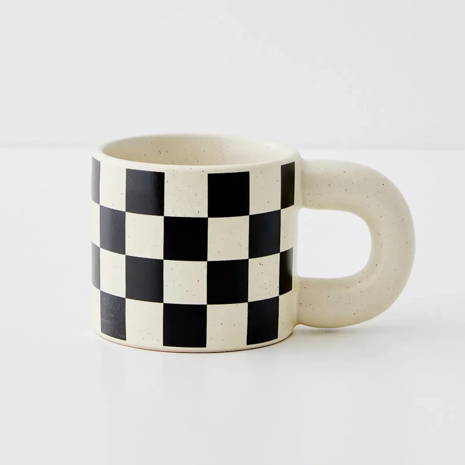 GigiandTom Checkerboard Ceramic Mug* Mugs & Teacups