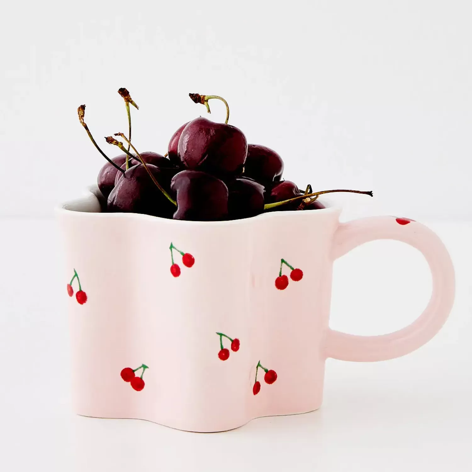 GigiandTom Cherry Ceramic Mug Pink* Mugs & Teacups