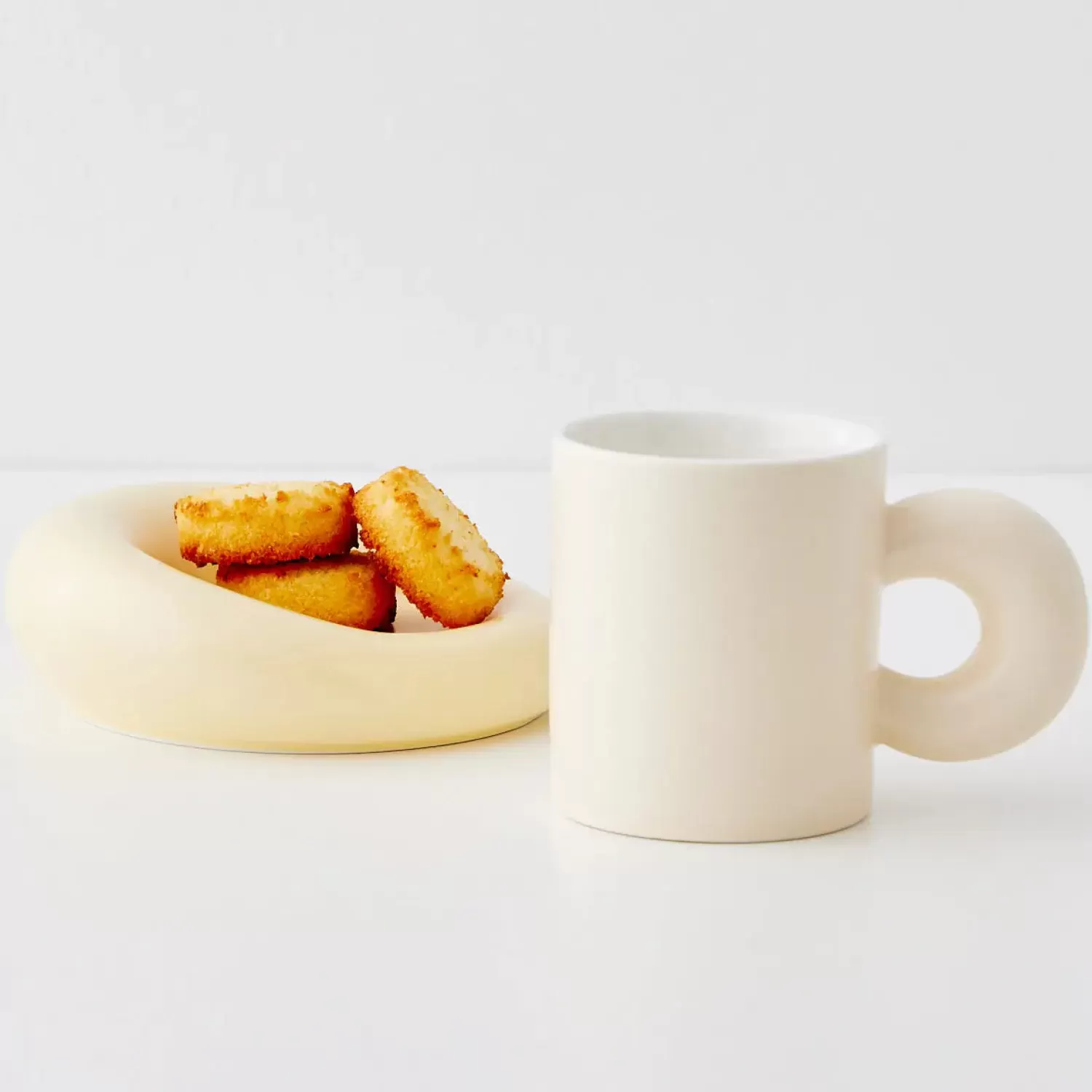 GigiandTom Cloud Ceramic Mug Set Yellow* Mugs & Teacups