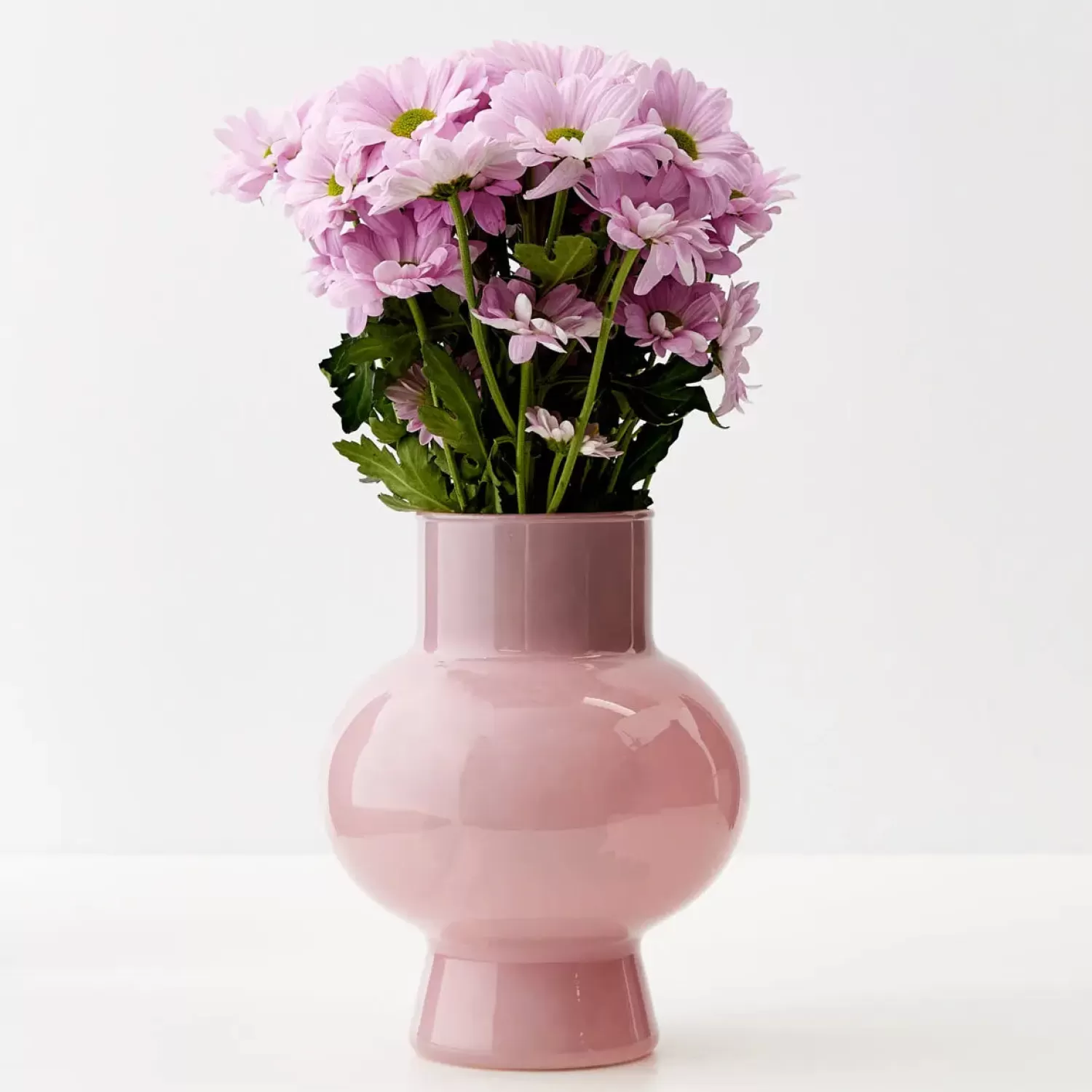 GigiandTom Coloured Glass Vase Pink* Vases