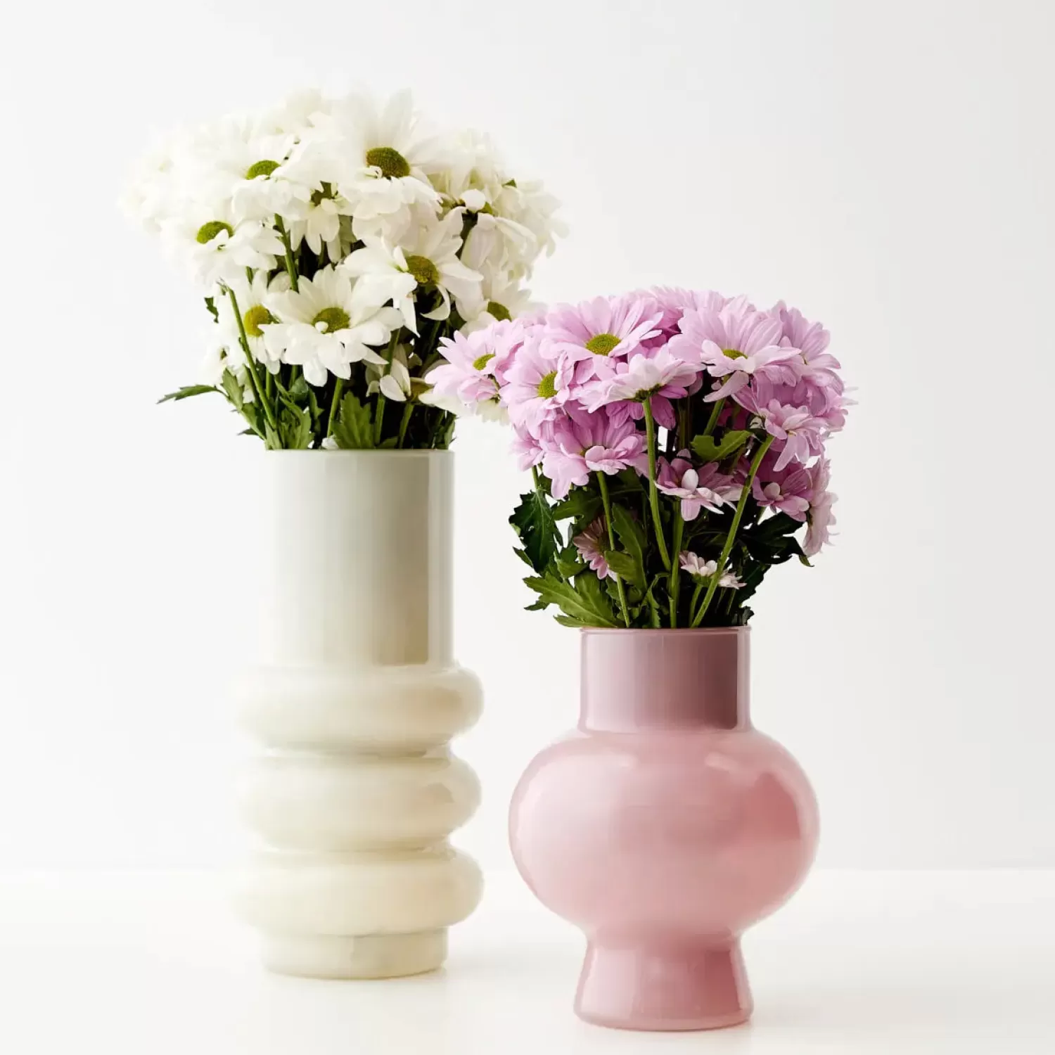 GigiandTom Coloured Glass Vase Pink* Vases