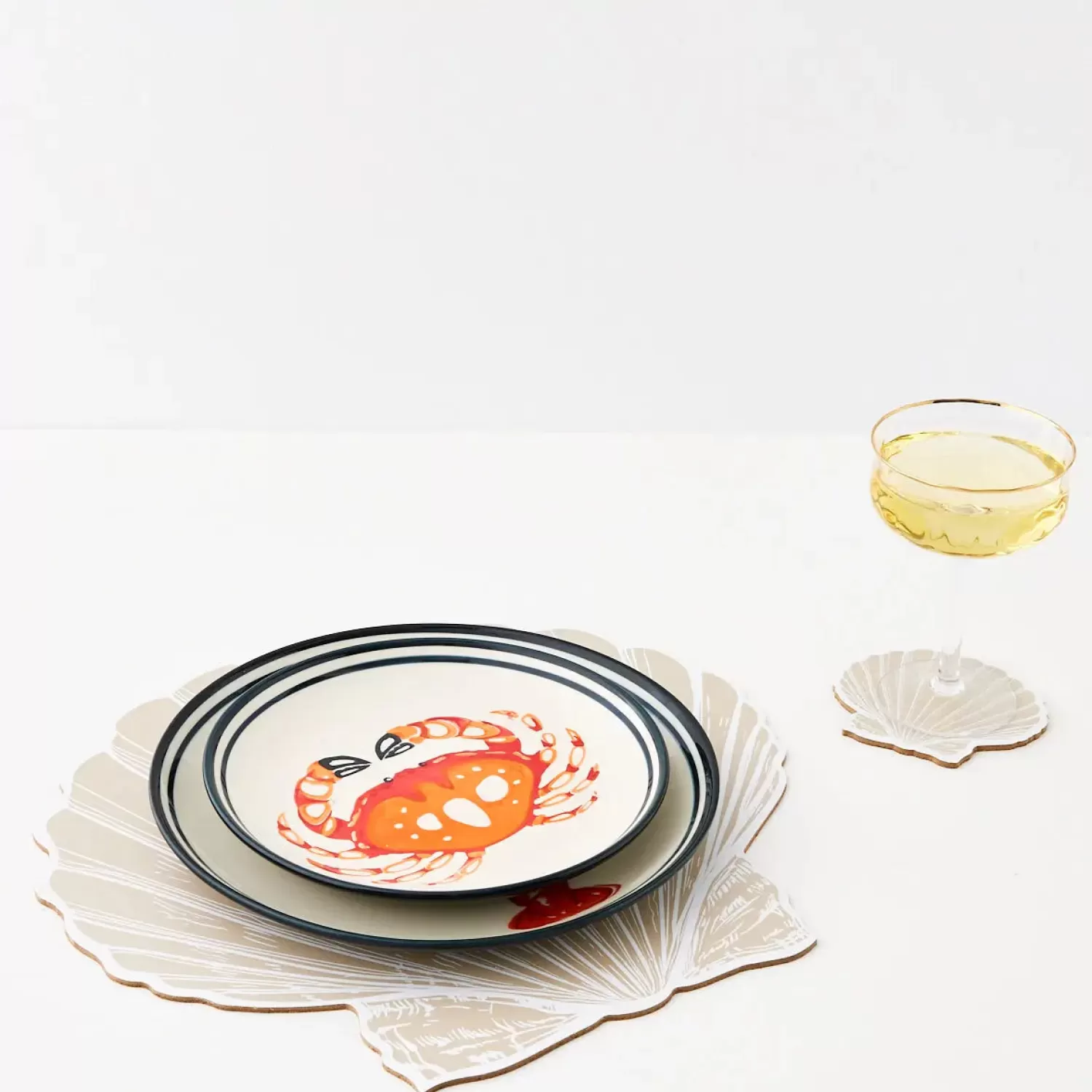 GigiandTom Crab Ceramic Side Plate* Tableware