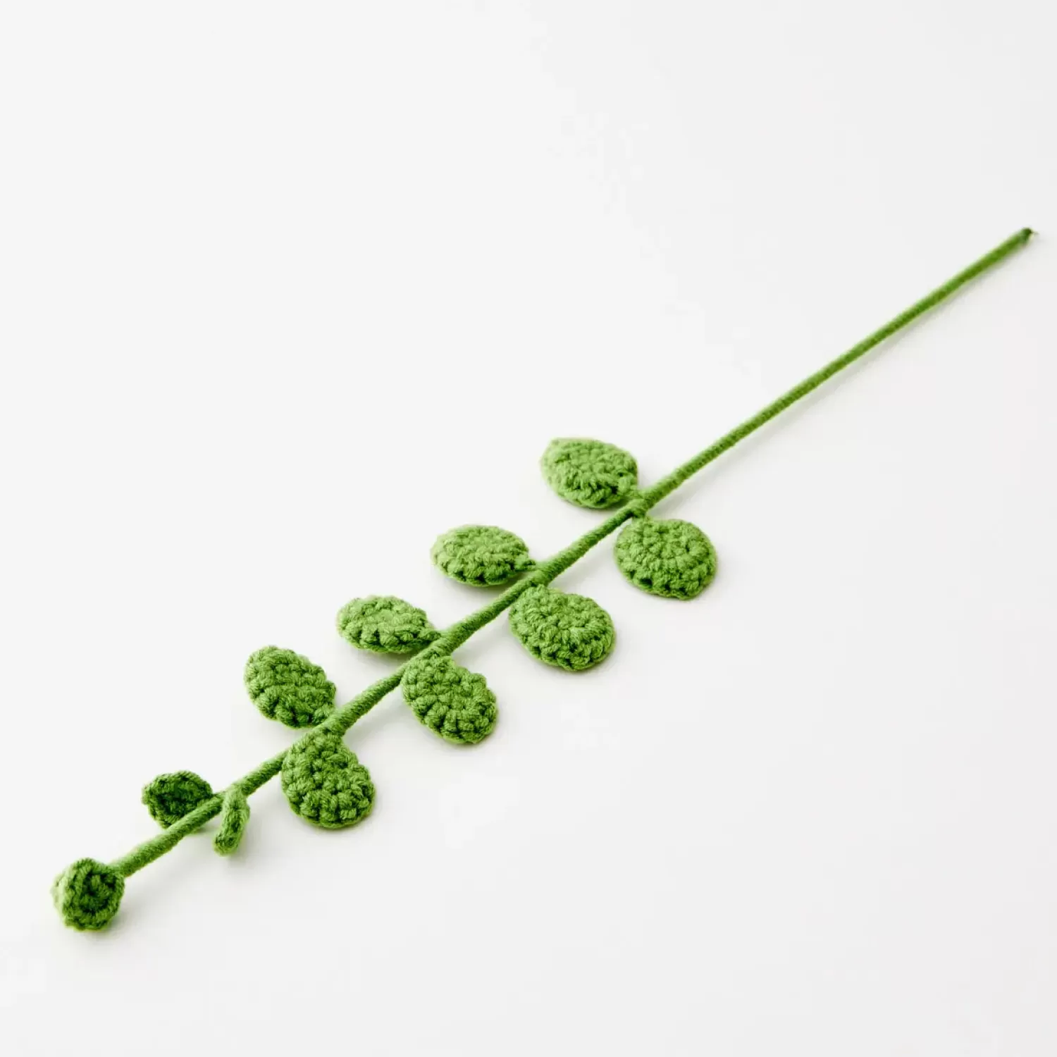 GigiandTom Eucalyptus Hand Knitted Crochet Flower Green* Vases