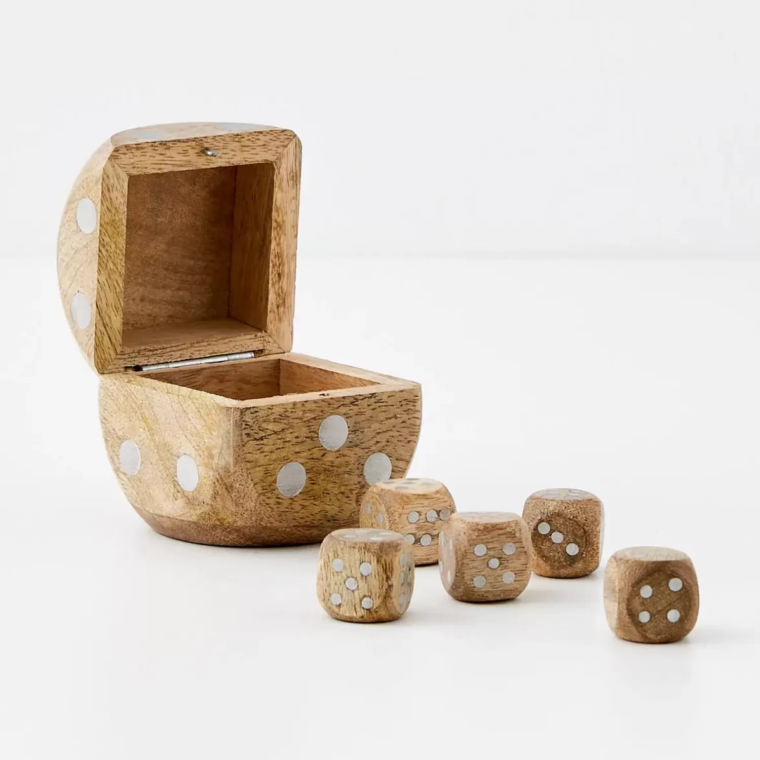 GigiandTom Feeling Lucky Wooden Dice Box Set* Decorative Objects & Trays