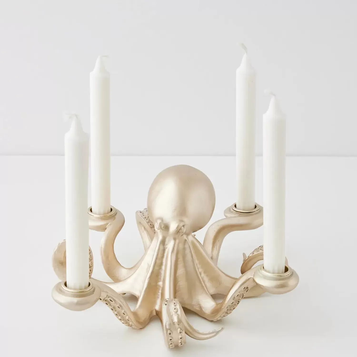 GigiandTom Otto Octopus Resin Candle Holder Gold* Candle Holders