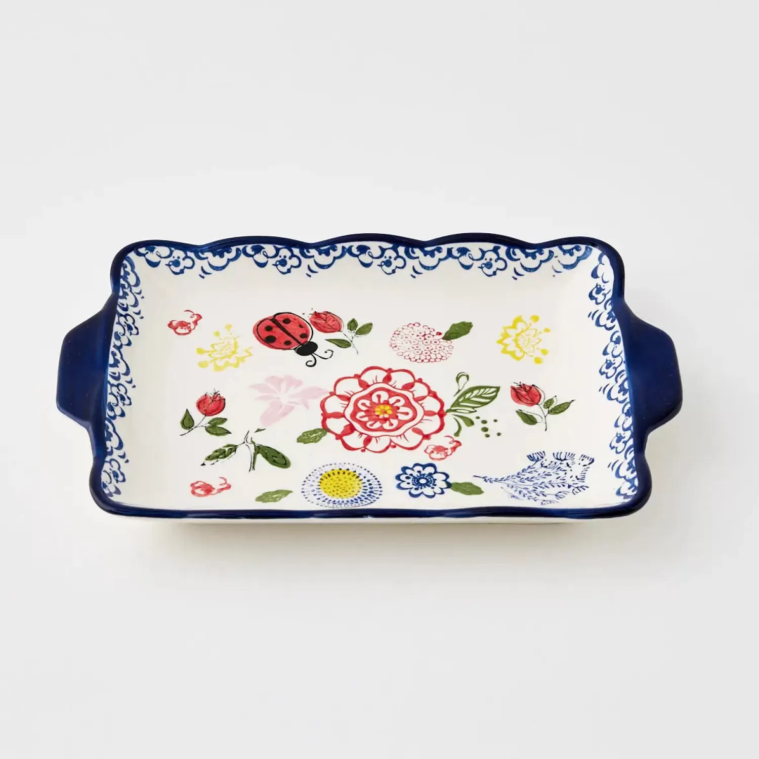 GigiandTom Springtime Ceramic Serving Plate* Tableware