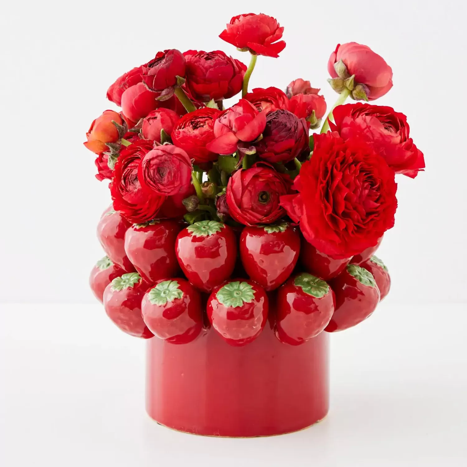 GigiandTom Strawberry Bouquet Ceramic Vase* Vases