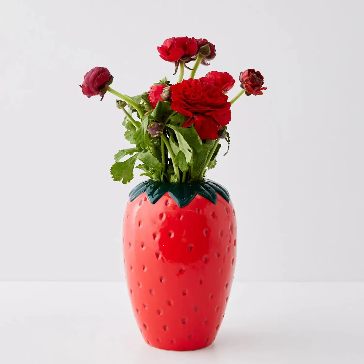 GigiandTom Strawberry Glazed Ceramic Vase* Vases