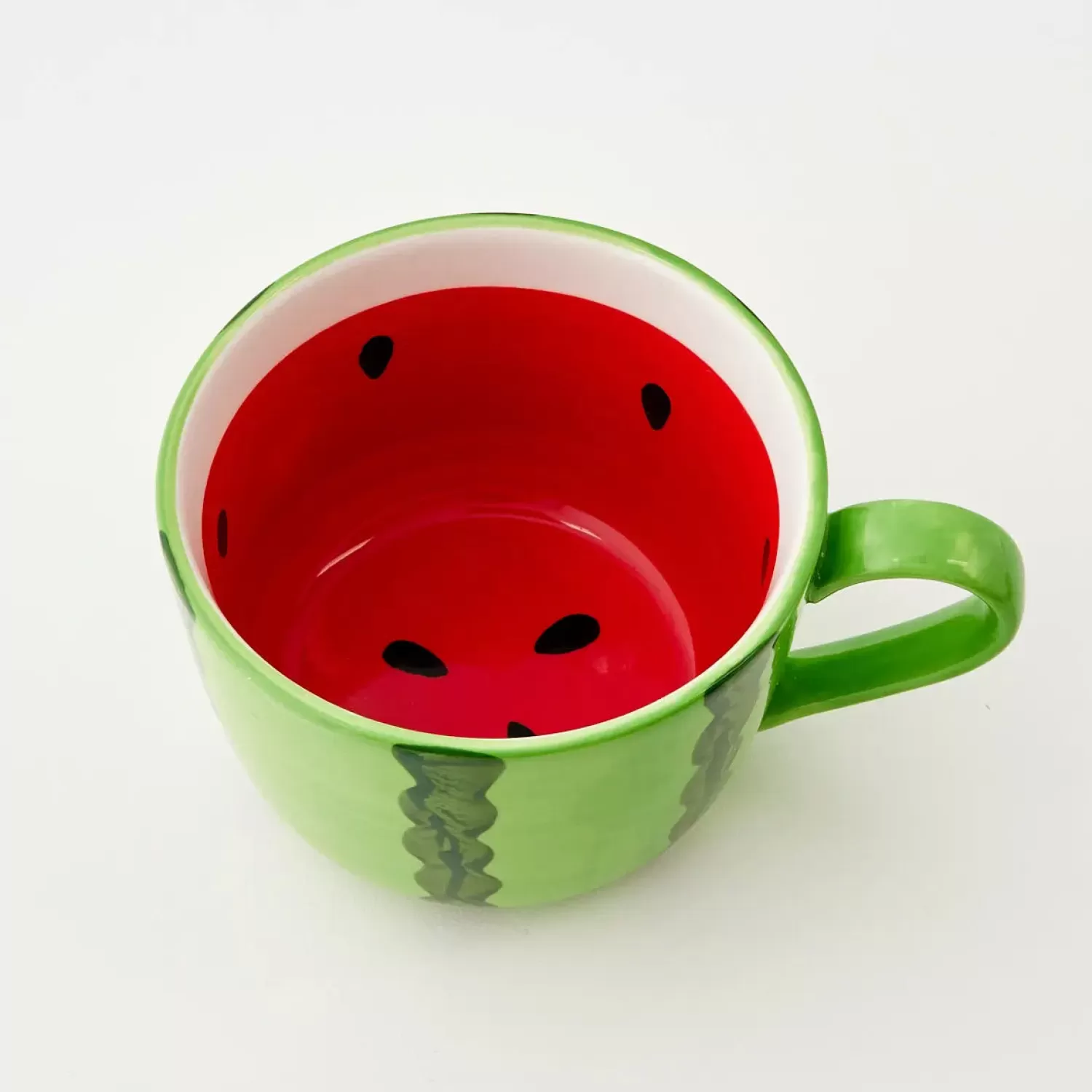 GigiandTom Watermelon Ceramic Mug Red* Mugs & Teacups